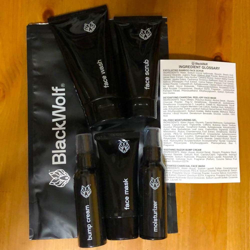 BlackWolf Men’s SkinCare Kit